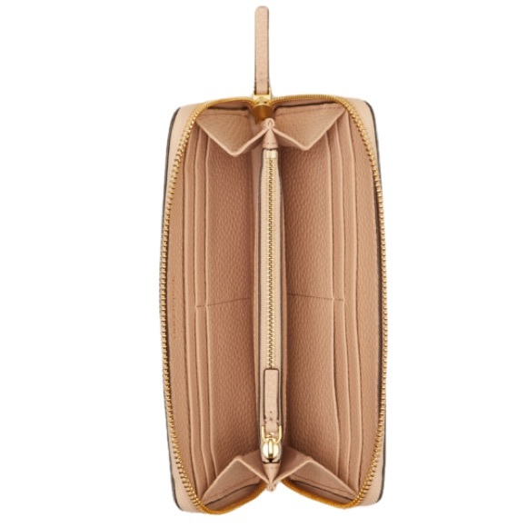 TORY BURCH MCGRAW ZIP CONTINENTAL WALLET PINK QUARTZ - Picture 2 of 8